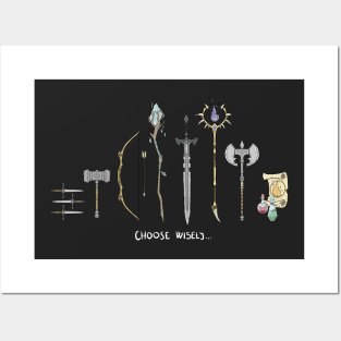 Fantasy weapons Posters and Art